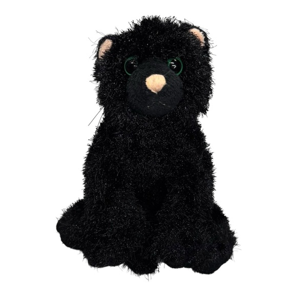 Webkinz Black Cat Green Eyes NO CODE - Picture 1 of 4